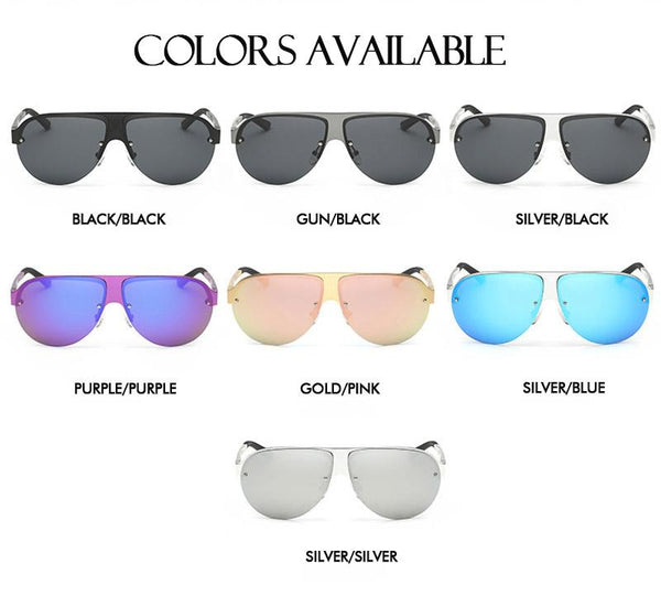 Luxury Oversized Aluminum Magnesium Polarized Sunglasses for Men - SolaceConnect.com