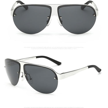 Luxury Oversized Aluminum Magnesium Polarized Sunglasses for Men - SolaceConnect.com