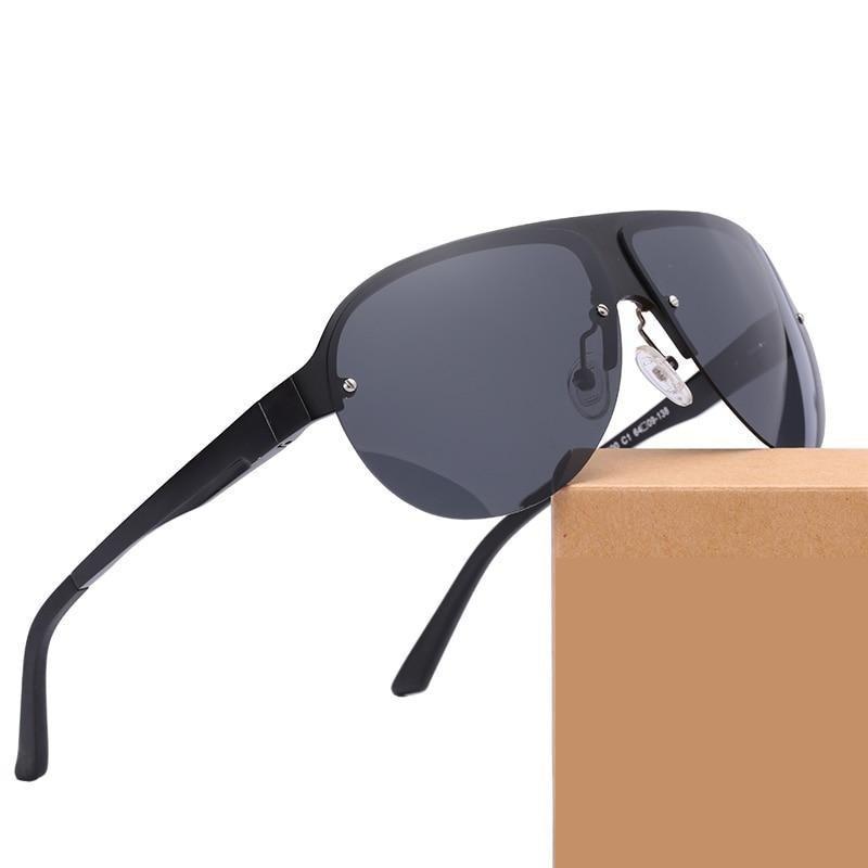 Luxury Oversized Aluminum Magnesium Polarized Sunglasses for Men  -  GeraldBlack.com
