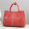 Luxury Pearl Fish Skin Women's Real Leather Large Capacity Bucket Fashion Shoulder Messenger Handbag 50  -  GeraldBlack.com