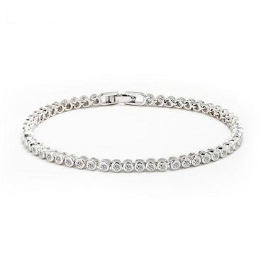 Luxury Round Clear Hot Tennis Fashion Bracelets & Bangles for Women - SolaceConnect.com