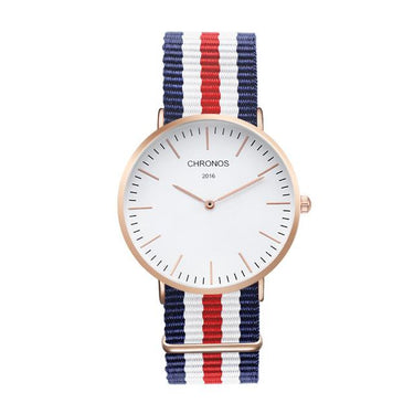 Luxury Unisex Rose Gold & Silver Color Quartz Watches for Lovers - SolaceConnect.com