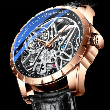 Luxury Watch Men Automatic Mechanical Watch Mens Fashion Gold Stainless Steel Waterproof Watches  -  GeraldBlack.com