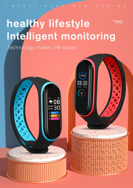 M6 Smartwatch Smart Bracelet Heart Rate Fitness Wristband Fitness Tracker HeartRate BP Monitor  -  GeraldBlack.com