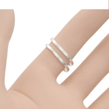 Matte Kitten Cat Wrap Animal Fashion Finger Ring for Young Women - SolaceConnect.com