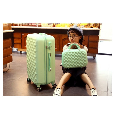Men and Women Abs Hardside Cheap Wheel Travel Luggage Suitcase  -  GeraldBlack.com