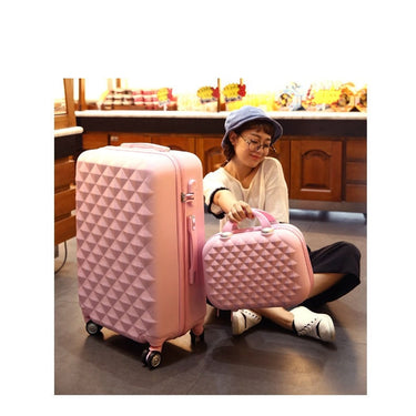 Men and Women Abs Hardside Cheap Wheel Travel Luggage Suitcase  -  GeraldBlack.com