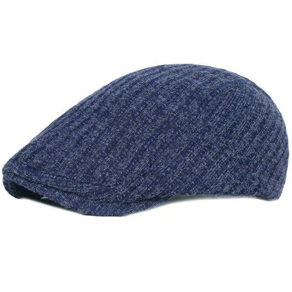 Men and Women Adjustable Vintage Beret Autumn Winter Knitted Hat - SolaceConnect.com