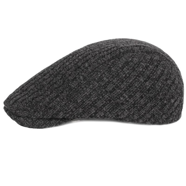 Men and Women Adjustable Vintage Beret Autumn Winter Knitted Hat  -  GeraldBlack.com