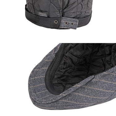 Men and Women Berets Fashion Warm Winter Retro Stripped Hat - SolaceConnect.com