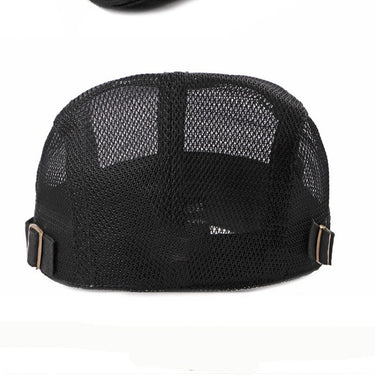 Men and Women Casual Adult Adjustable Ivy Flat Breathable Beret Mesh Cap - SolaceConnect.com