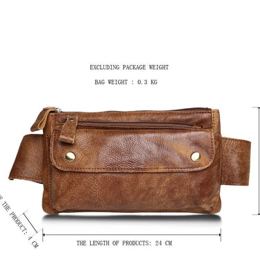 Men and Women Casual Genuine Leather Travel Chest Belt Bags  -  GeraldBlack.com