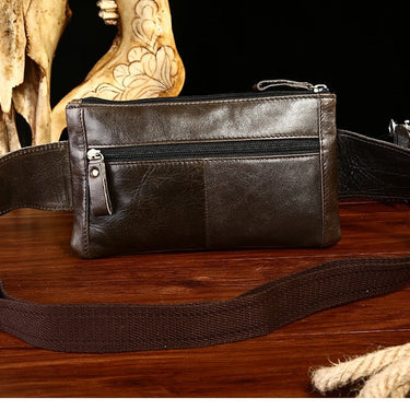 Men and Women Casual Genuine Leather Travel Chest Belt Bags  -  GeraldBlack.com