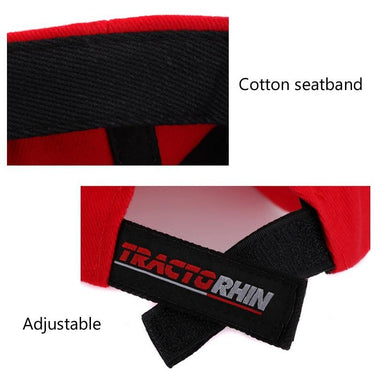 Men and Women Casual Racing Adjustable Cotton Red Baseball Caps - SolaceConnect.com