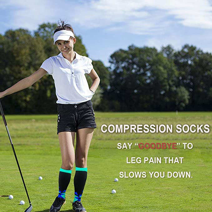 Men and Women Cotton Varicose Veins Medical Golf Tube Compression Socks  -  GeraldBlack.com