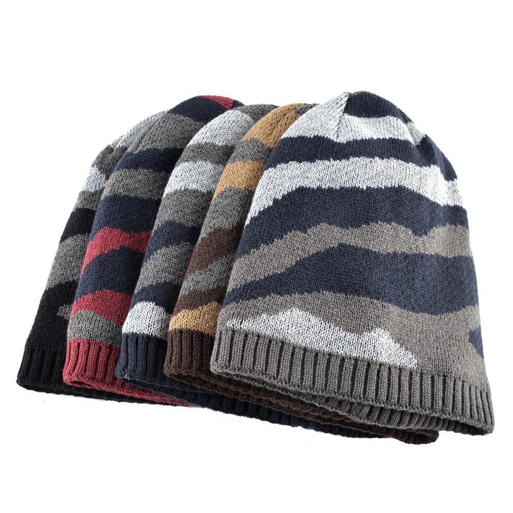 Men and Women Fashion Camoflauge Knitted Skullie Caps for Winter  -  GeraldBlack.com