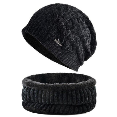 Men and Women Knitted Skullies and Beanies of Two Piece Set - SolaceConnect.com