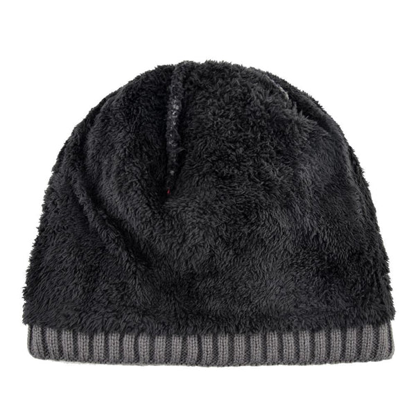 Men and Women Plus Size Knitted Velvet Beanies for Winter - SolaceConnect.com