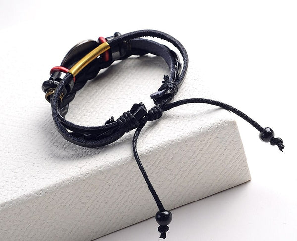 Men and Women’s Cuff Leather Bracelet Jewelry for Couples and Lovers  -  GeraldBlack.com