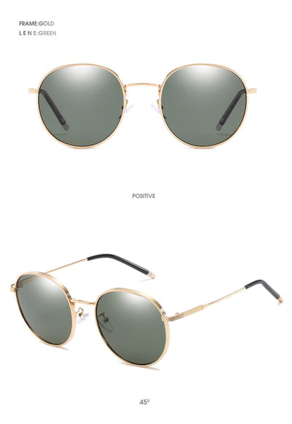Men and Women's Fashion Vintage Oversized Round Polarized Big Sunglasses - SolaceConnect.com