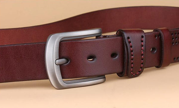 Men and Women Skinny Western Cowboy Style Hollow-out Dress Belts  -  GeraldBlack.com