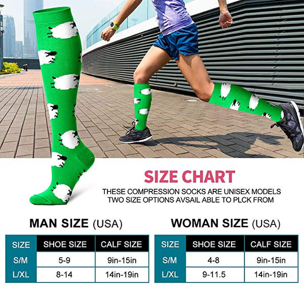 Men and Women Varicose Vein Medical Golf Tube Sports Compression Socks  -  GeraldBlack.com