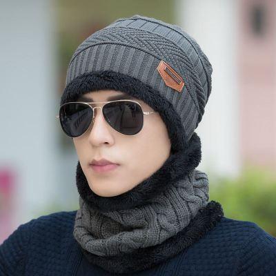 Men and Women Winter Warm Knitted Scarf Beanie - SolaceConnect.com