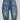 Men Casual Denim Blue Patchwork Hiphop Loose Baggy Harem Streetwear Trousers Clothing  -  GeraldBlack.com