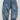 Men Casual Denim Blue Patchwork Hiphop Loose Baggy Harem Streetwear Trousers Clothing  -  GeraldBlack.com