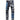 Men European and American Straight Tube Slim Splicing Color Jeans Simple Personality Street Casual Pants  -  GeraldBlack.com