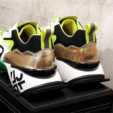 Men Fashion colour rivets High tops Casual Flat Platform Hip-hop rock board Shoes b88  -  GeraldBlack.com