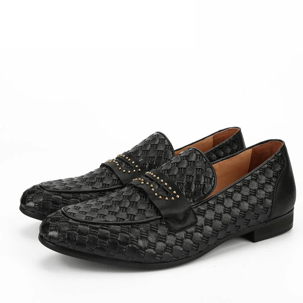 Men Handmade Breathable Casual Loafers Shoes  -  GeraldBlack.com