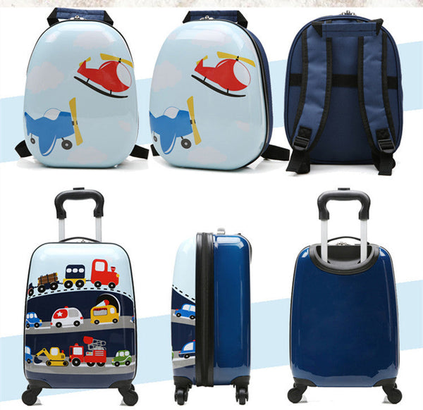 Men's 18 Inch PC Luggage Set Trolley Traveling Kids Children Suitcases  -  GeraldBlack.com