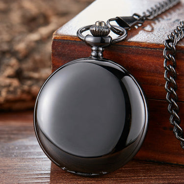 Men's 2 Sides Open Case Double Face Roman Dial Mechanical Pocket Watch  -  GeraldBlack.com