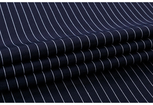 Men's 2108 Classic Standard-fit Plaid striped Office Dress Shirt Single Patch Pocket Long Sleeve  -  GeraldBlack.com