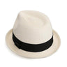Men's Adult Casual Sunshade Leisure Straw Panama Paper Grass Cap Summer Hat - SolaceConnect.com