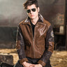 Men's Air Force Flight Real Pigskin Genuine Leather Jacket Coat - SolaceConnect.com