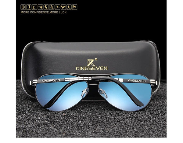 Men's Alloy Frame UV400 HD Polarized Aviation Sunglasses - SolaceConnect.com
