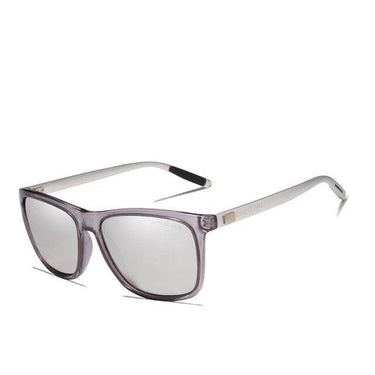 Men's Aluminum Frame UV400 Anti-reflective Polarized Mirror Sunglasses - SolaceConnect.com