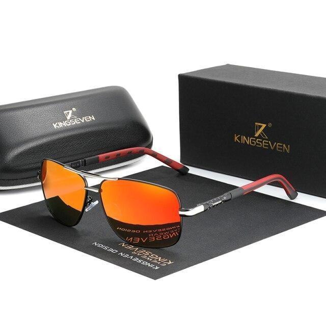 Men's Aluminum Frame UV400 Polarized Anti-reflective Driving Sunglasses - SolaceConnect.com