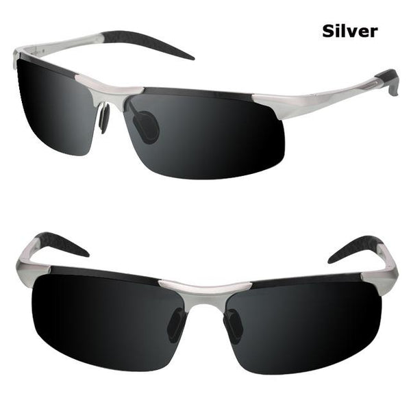 Men's Aluminum-Magnesium Car Drivers Night Vision Goggles with Anti-Glare - SolaceConnect.com