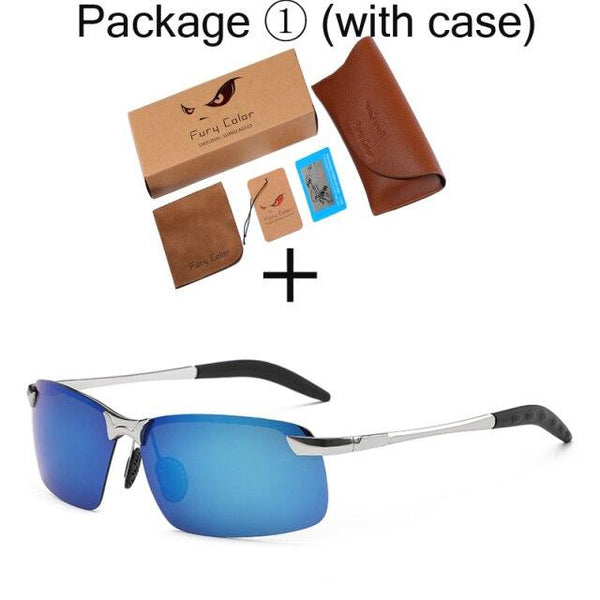 Men's Aluminum Magnesium UV400 HD Polarized Driving Sunglasses - SolaceConnect.com
