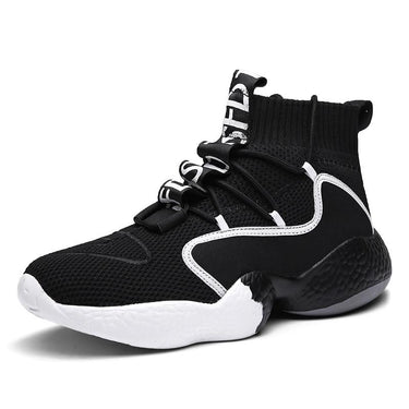 Men's Athletic Colourful High-Top Breathable Sports Running Sneakers  -  GeraldBlack.com