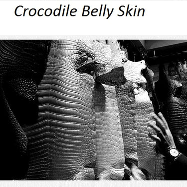 Men's Authentic Crocodile Belly Skin Businessmen Office Dress Shoes  -  GeraldBlack.com