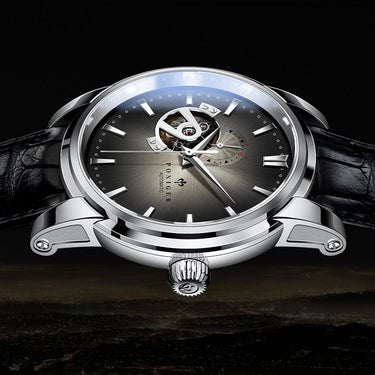 Men's Automatic Mechanical Waterproof Hollow Fashion Business Watches - SolaceConnect.com