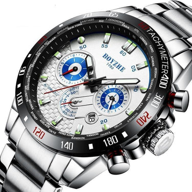 Men's Automatic Military Sport Mechanical Chronograph Water Resistant Watch  -  GeraldBlack.com