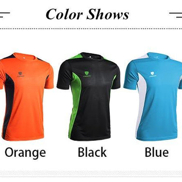Men's Basketball Soccer Fitness Running Quick Dry Short Sleeve T-Shirt - SolaceConnect.com
