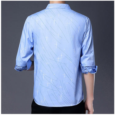 Men's big pocket shirts clothing korean fashion long sleeve luxury dress casual clothes  -  GeraldBlack.com