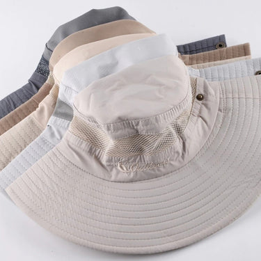 Men's Bob Summer Wide Brim UV Protection Bucket Hats for Outdoor Fishing  -  GeraldBlack.com