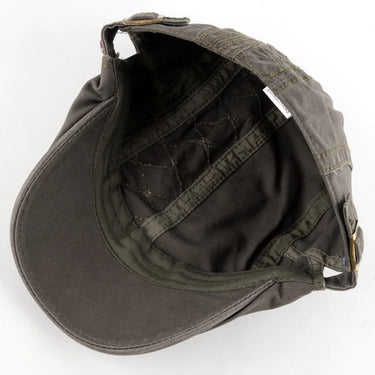Men's Boina Fashion Masculina Plaid Style Casual Solid Cotton Hats  -  GeraldBlack.com